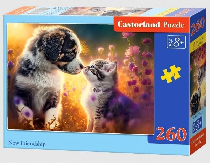 Castorland Puzzle 260 pieces Kitten  dog