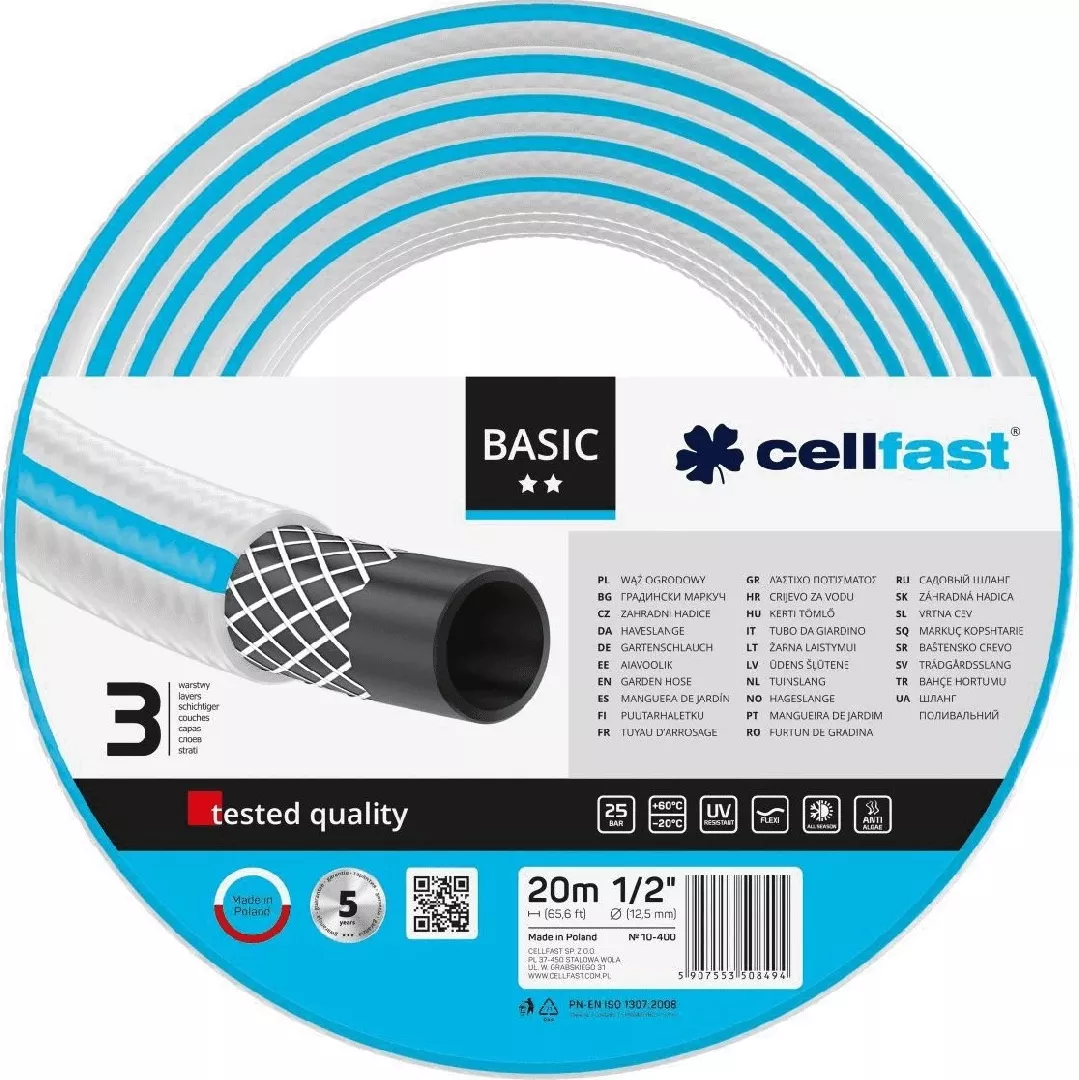 Cellfast wąż ogrodowy 1/2" 20 m