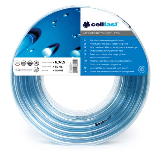 Cellfast Unreinforced general purpose hose 4mm
