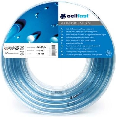 Cellfast Unreinforced general purpose hose 8mm
