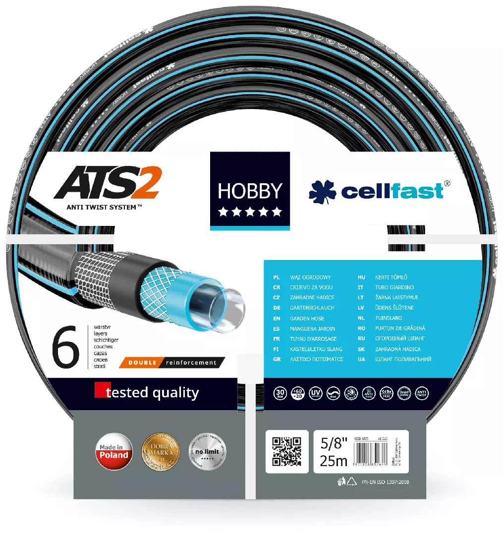 Cellfast Hobby garden hose 5/8`` 50m