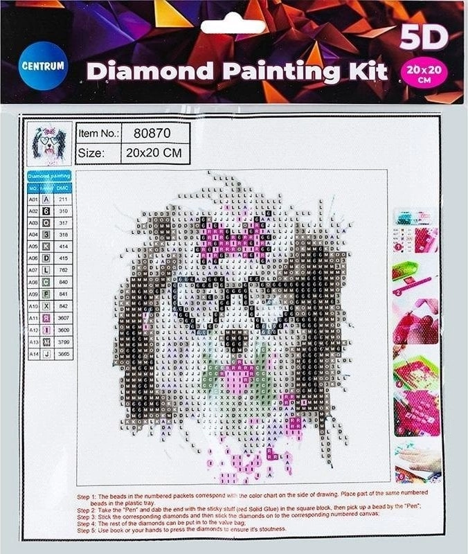 5D diamond mosaic - Dog in