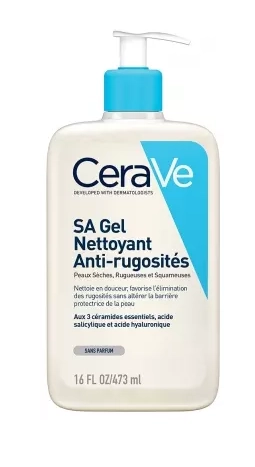 Facial washer for dry and rough