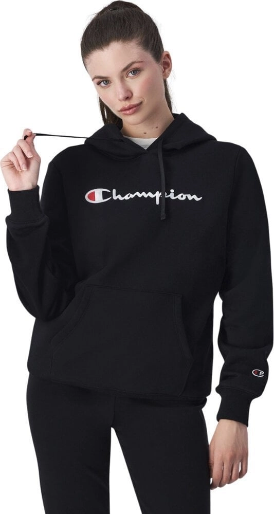Champion Hooded Women````s Sweatshirt Black 117529