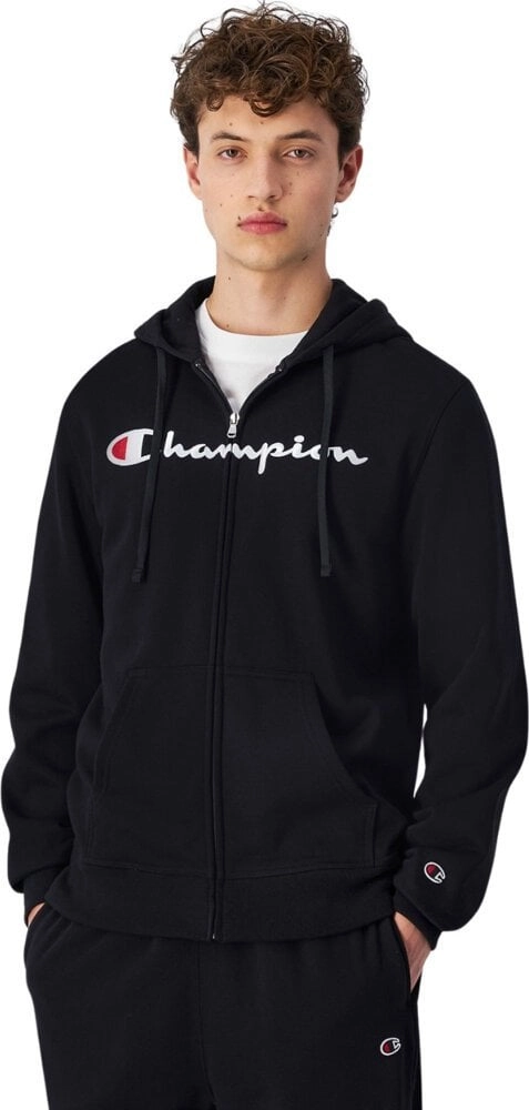 Men````s Champion Full Zip Hoodie black