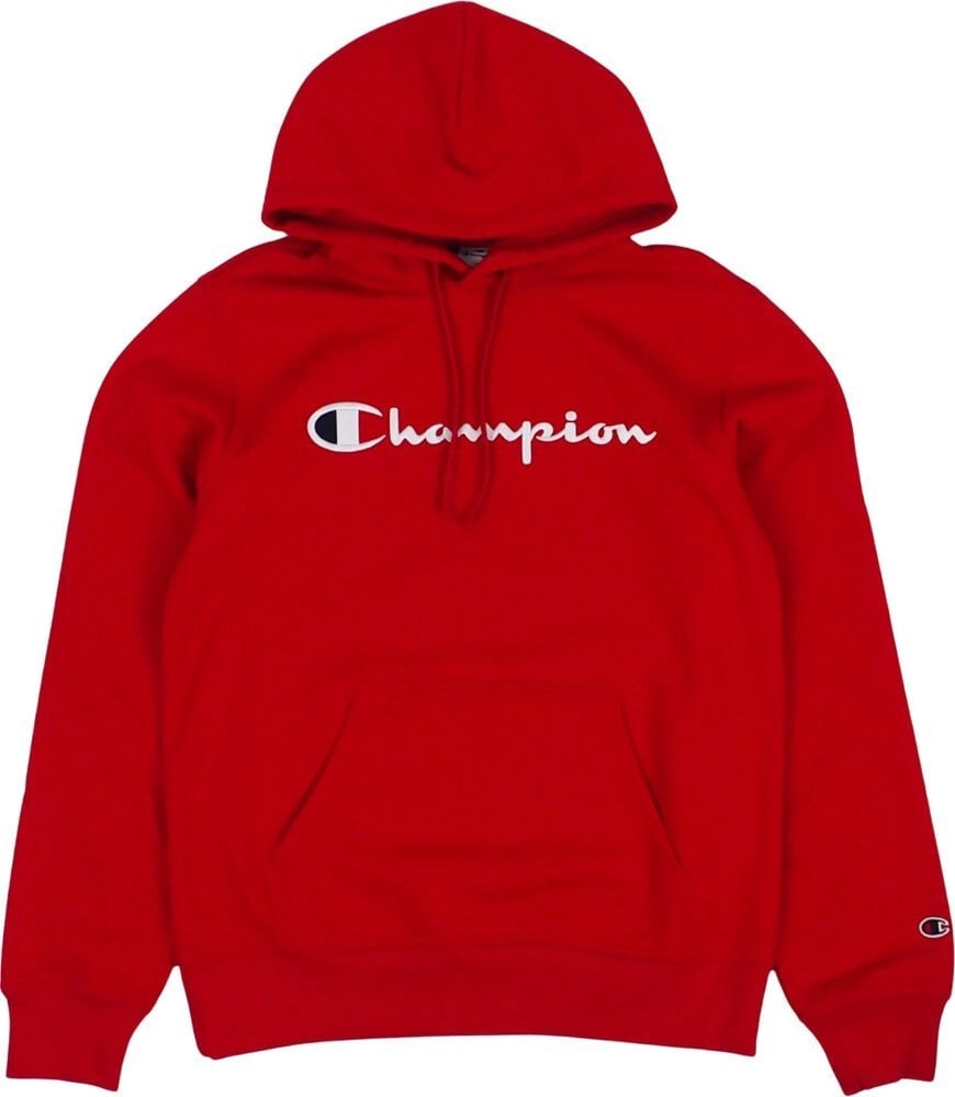 Men````s Champion Hooded Sweatshirt Red 220253