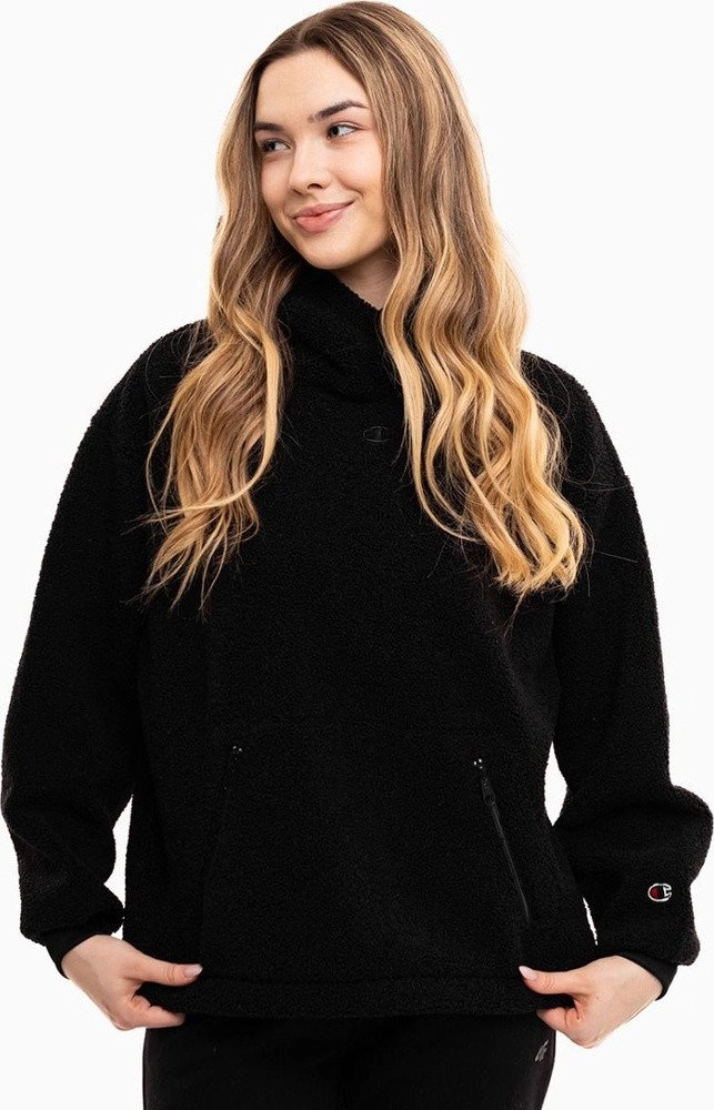 Champion Hooded Women````s Sweatshirt Black 117549
