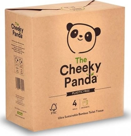 Cheeky Panda Three-layer bamboo toilet paper