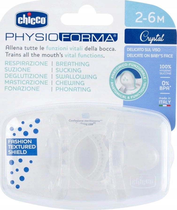 CHICCO-7308831-PACIFICATION PF CRYSTAL 2-6M 2PCS CHI000631