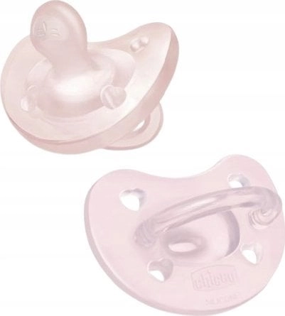 CHICCO-SOFT PINK pacifier 2-6M 2PCS 8058664175352