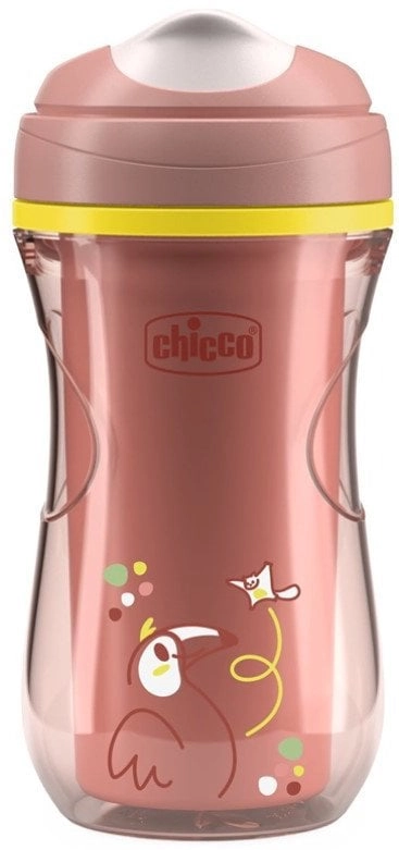 Thermal non-spill cup 266ml peach 14m+
