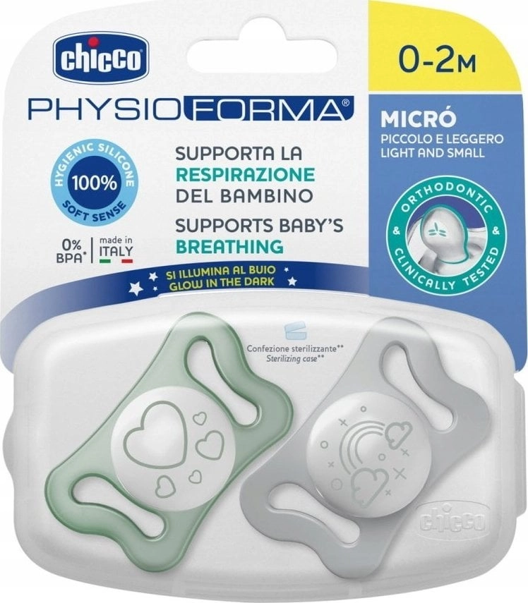 Chicco 156276 PHYSIO MICRO LUMINOUS SILICONE