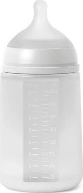 308073-SILICONE BOTTLE 240ML/SX PRO MEDIUM FLOW/TRANSPARENT/NEW
