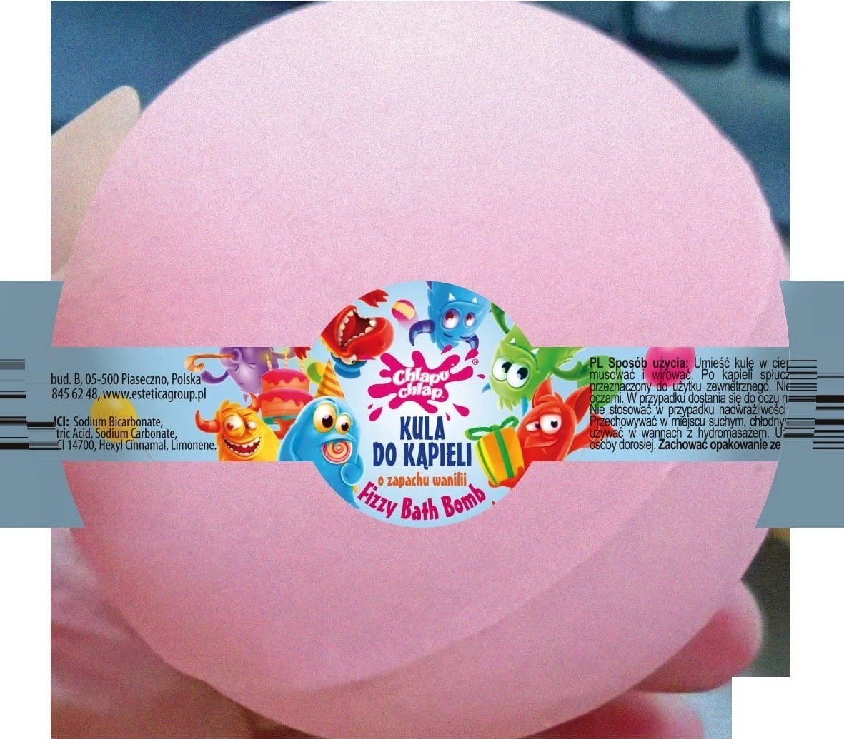 CHLAPU CHLAP Bath Bomb Kula musująca