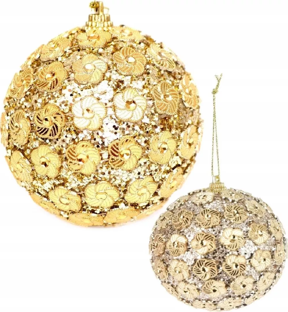 Christmas decoration DECORATION BALL WITH SEQUINS