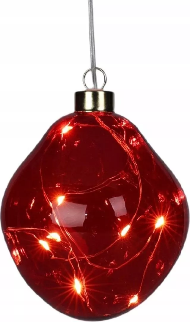 Christmas decoration bauble molded GLASS DROP