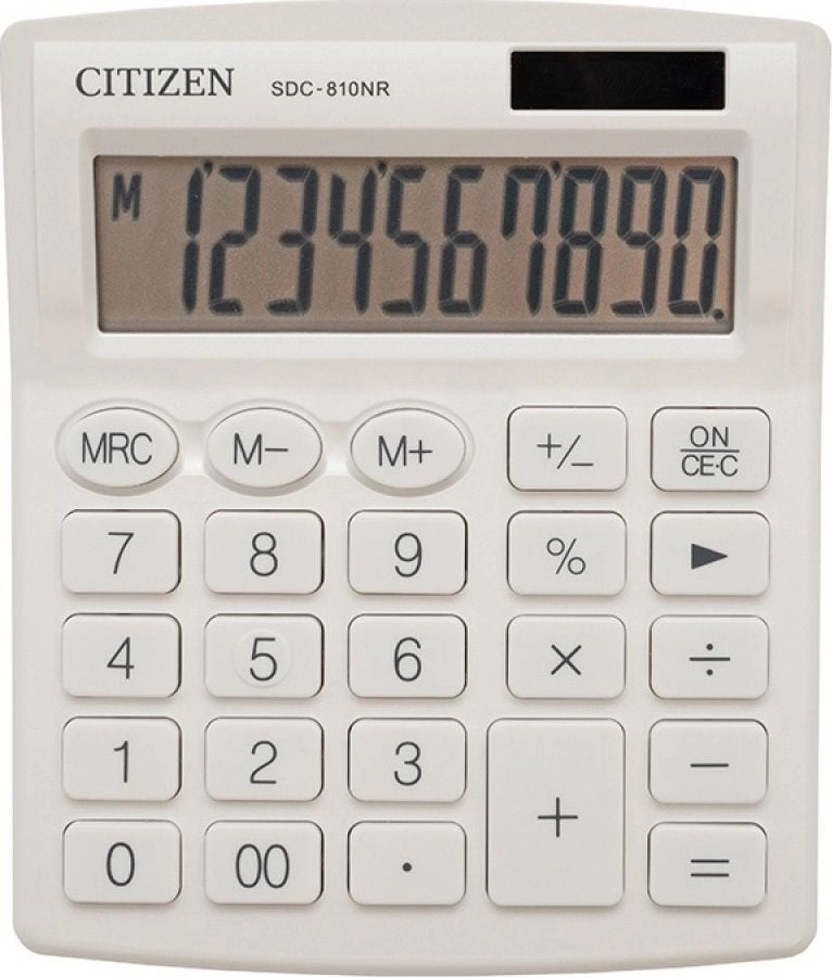 Kalkulator biurowy citizen sdc-810nrwhe SDC810NRWHE 4560196212497
