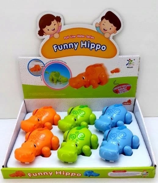 Figurine Ciuciubabka Hippopotamus with a drive