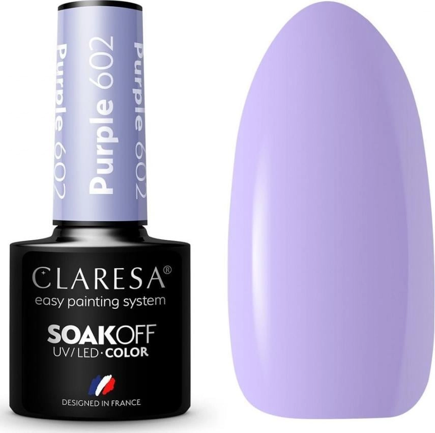 Claresa CLARESA Lakier hybrydowy PURPLE 602
