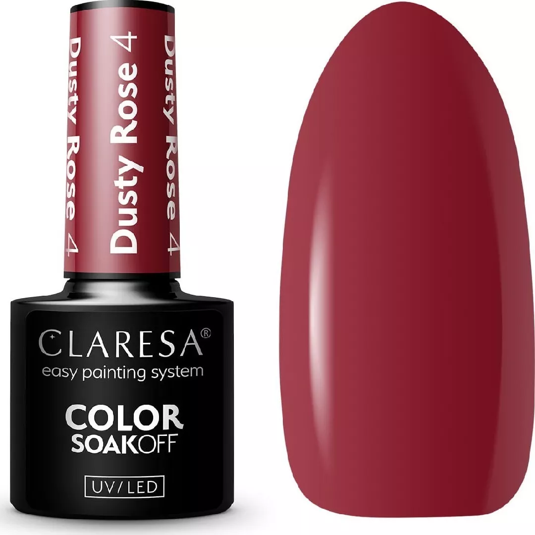 Claresa Dusty Rose hybrid nail polish