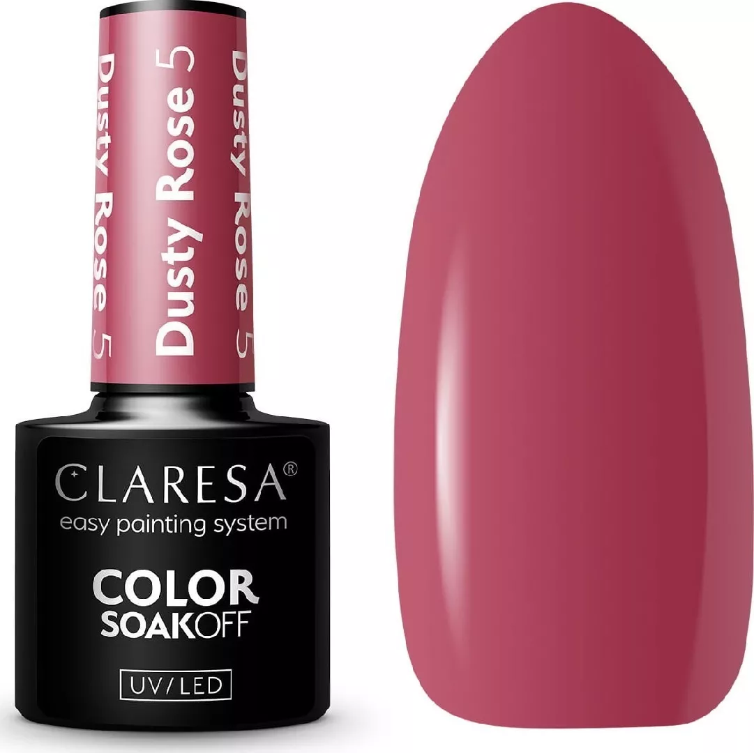 Claresa Hybrid nail polish Dusty Rose