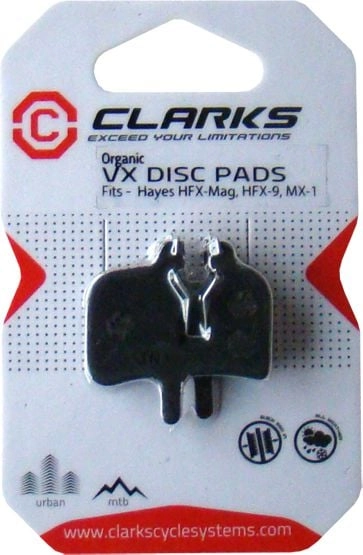Clarks Okładziny Hamulcowe HAYES (HFX-Mag  MX-1