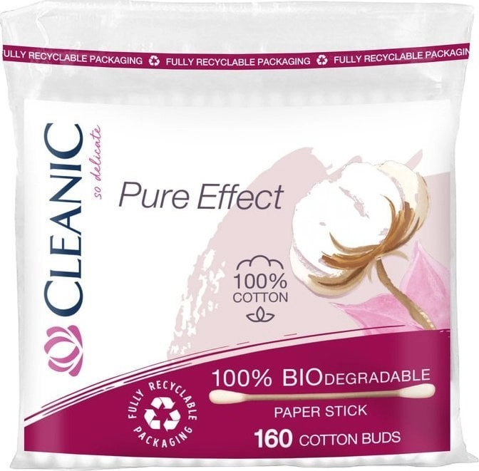 Cleanic Pure Effect cotton buds -100%