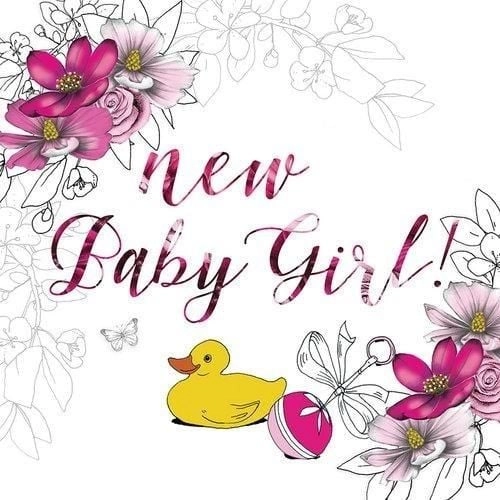 Swarovski square CL1414 Birth card 280824