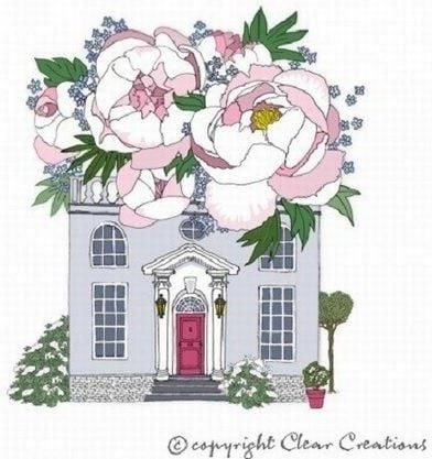 Swarovski square card CL2402 House with
