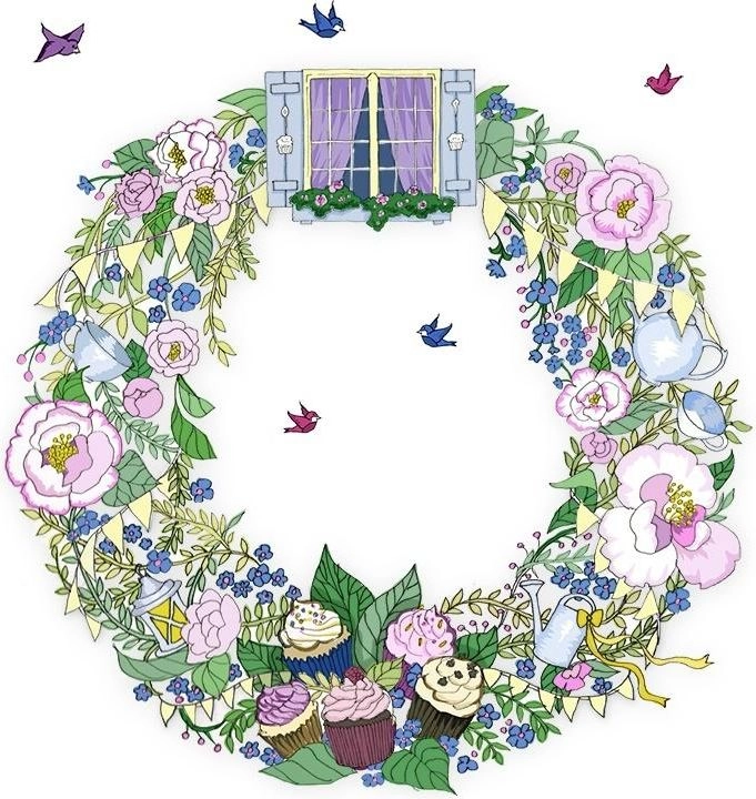 Swarovski square CL2420 Wreath card 280889