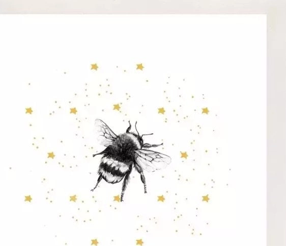 Card Gilded square CL3813_BL Bumblebee 471926