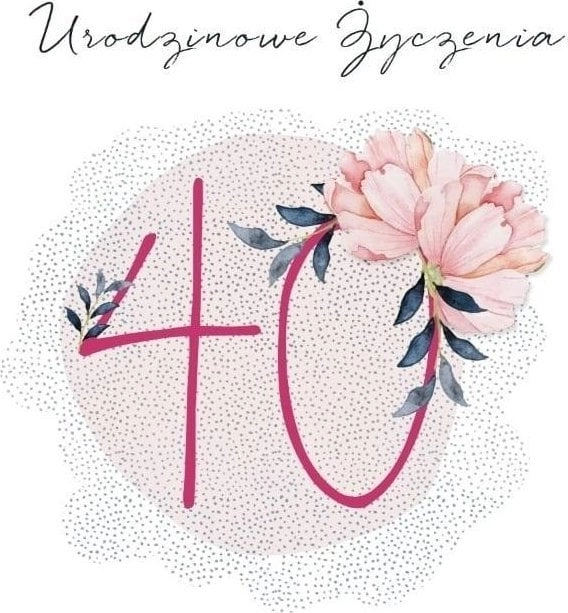 Swarovski square card CL4540_PO 40th birthday