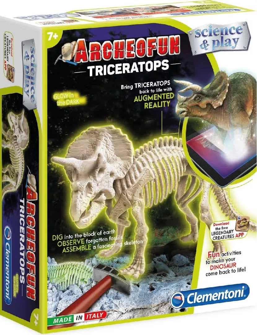 Clementoni Clementoni  Science  Play  Archeofun Triceratops