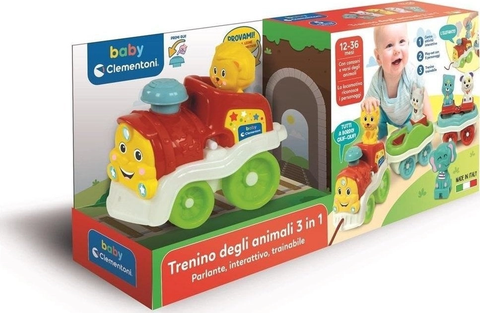 Clementoni Clementoni Interactive train with animals