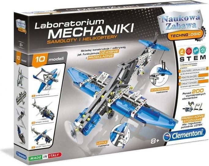 CLEMENTONI Airplane and Helicopter Mechanics Laboratory