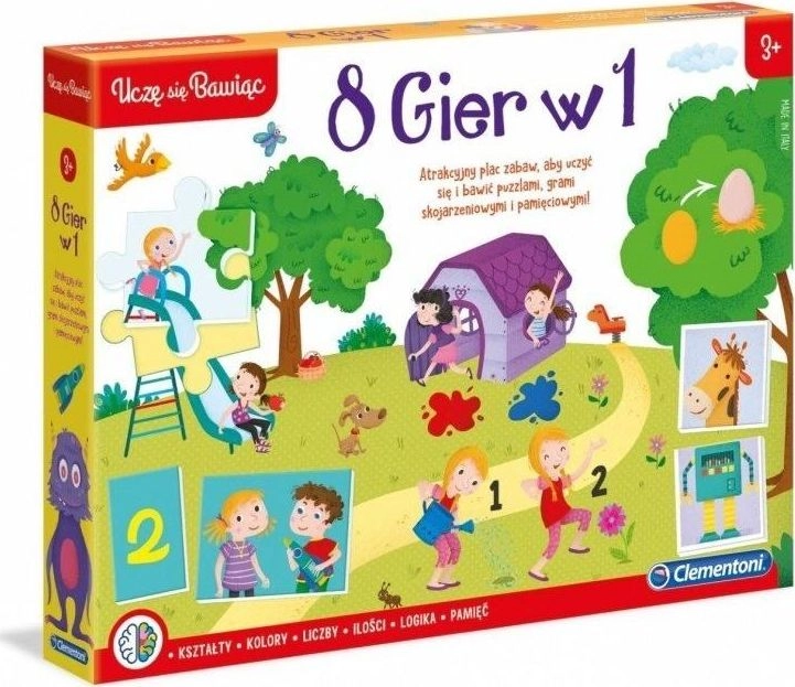 Clementoni Game set Educational set 8in1