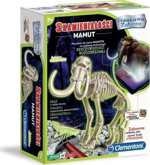 Clementoni Zestaw naukowy Skamieniałości Mamut 50859