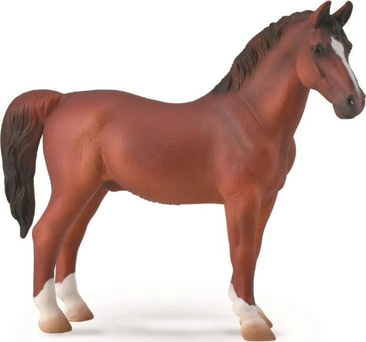 Figurine Collecta Stallion Hackey chestnut 004-88915