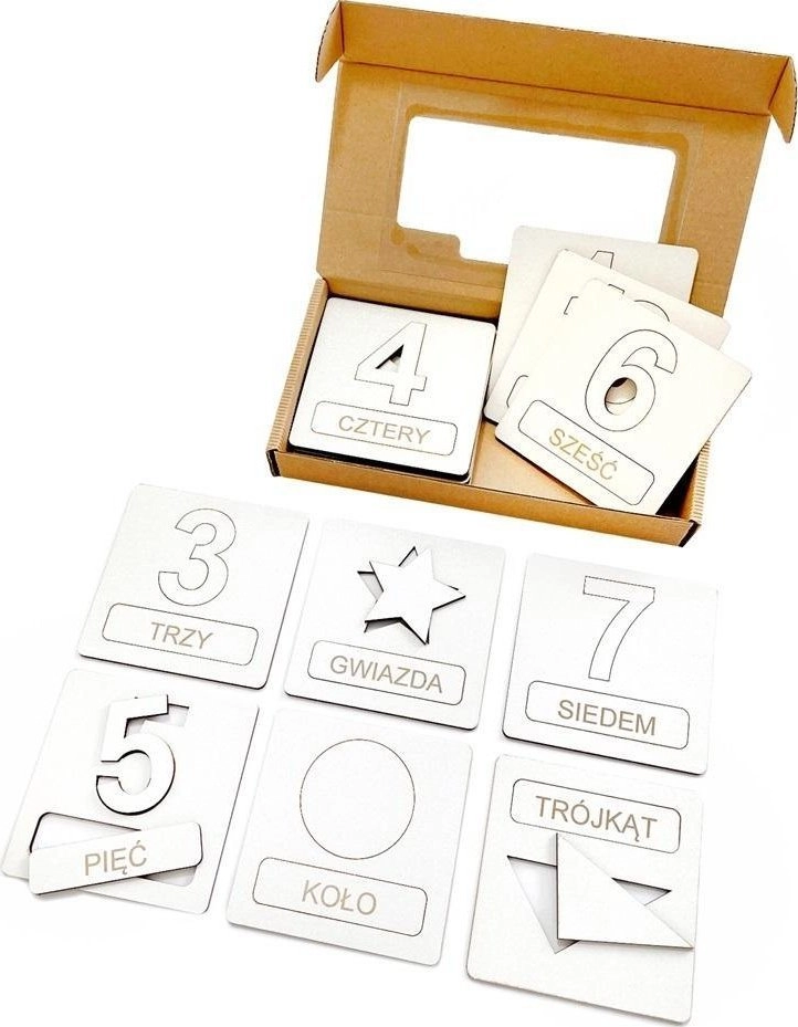 Thematic puzzle - numbers and shapes