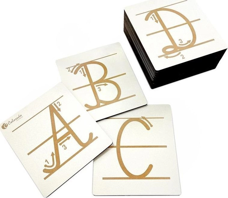 Alphabet for learning to write -