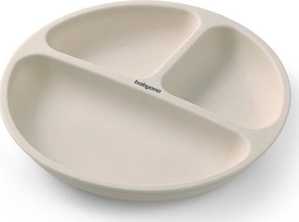 Colorovo BabyOno plate silicone non-slip cream