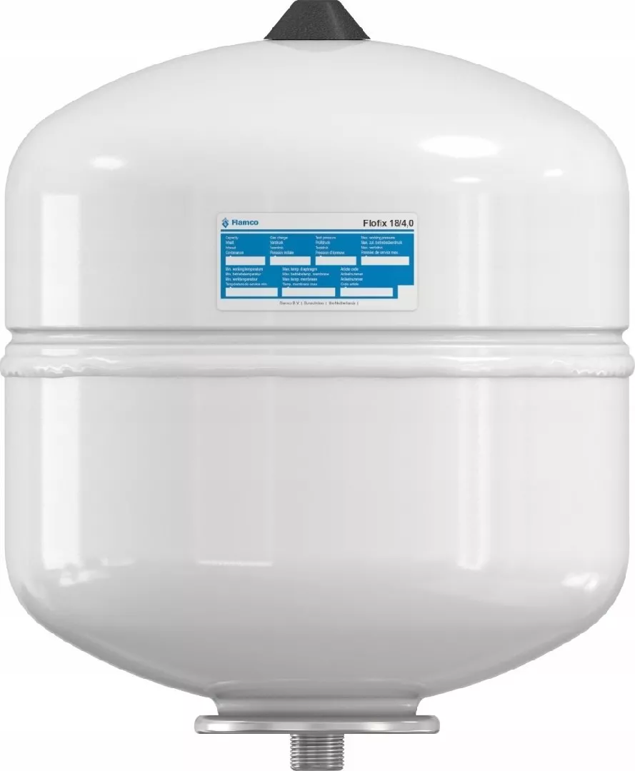 Flofix expansion vessel for domestic hot