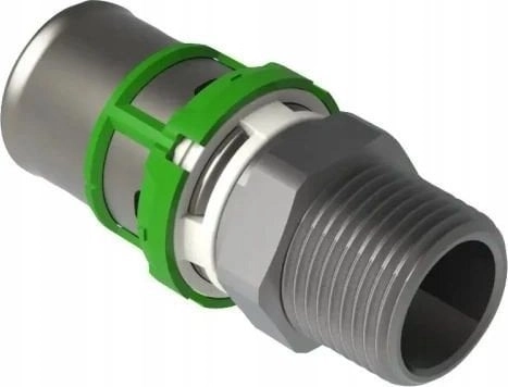 GZ press connector MultiSkin brass/tin-plated 16x1/2