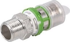 GZ press connector MultiSkin brass/tin-plated 20x1/2