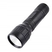 Black MQ-D002 flashlight + 3xAAA batteries