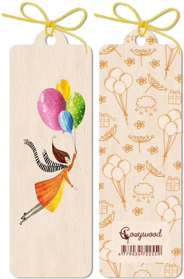 Wooden bookmark Balloons 293450 4779034723853