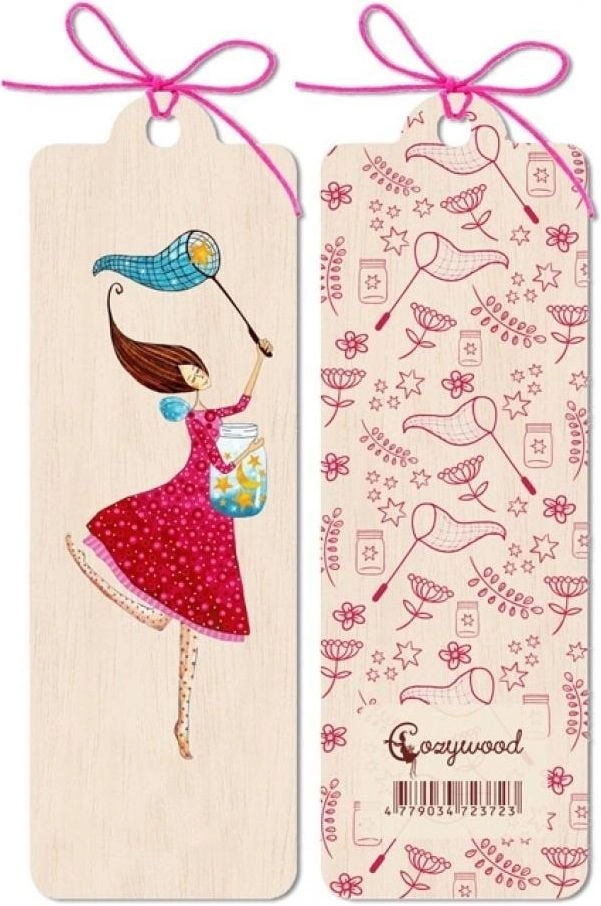 Wooden bookmark Jar of stars 293469