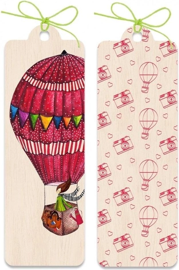Wooden Balloon Bookmark 298755 4779034724515