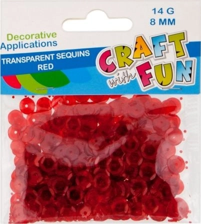Craft with Fun CF CEKINY TRANSPARENT