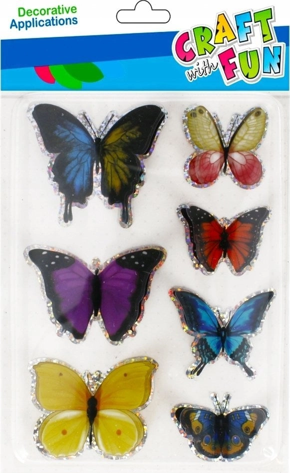 Craft with Fun NAKLEJ MOTYL 3D